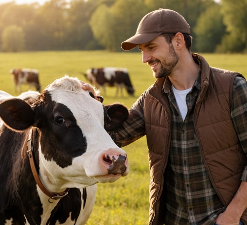 Illustration : éleveur